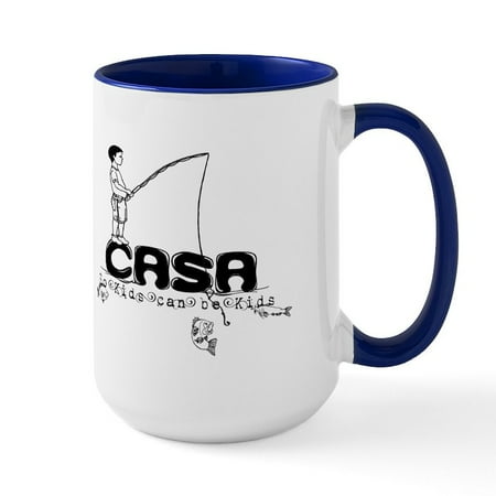 

CafePress - CASA Fishing Mug - 15 oz Ceramic Large Mug