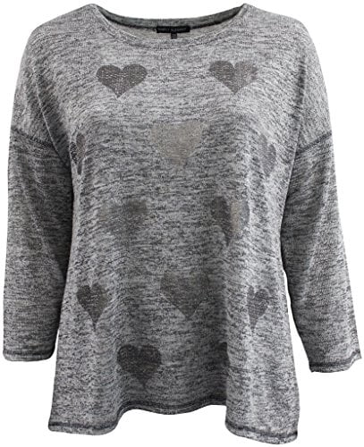 plus size grey sweater