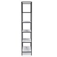 thumbnail image 4 of Furniture of America Lakely Metal 5-Shelf Bookcase in Black and White, 4 of 4