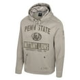 thumbnail image 3 of Men's Colosseum Oatmeal Penn State Nittany Lions Big & Tall Operation Hat Trick Battalion Hoodie Sweatshirt, 3 of 4