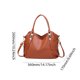 thumbnail image 2 of Bolso de hombro a la moda para mujer correa ajustable de PU de gran capacidad para viajes al aire libre, 2 of 7