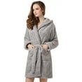 thumbnail image 4 of richie house women's bathrobe robe with two ears rhw2498, 4 of 7