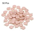 thumbnail image 3 of Alphabet H Letter Charm Double Sided Enamel Initial Alphabet Pendant Pink, for Jewelry Making, 50pcs, 3 of 7