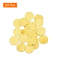 thumbnail image 3 of Uxcell 20pcs Brass Round Stamping Blank DIY Label Tags 20mm for Craft, Pendant Decoration, 1.5mm Double Hole, 3 of 6