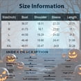 thumbnail image 3 of WTOBBY Women's Lightweight Open Front Cardigan Sweater Long Sleeve Casual Loose Thin Knit With Pockets Halloween Print Cover Up Top For Fall Layering,Pink M, 3 of 6