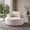 Beige, variant on Sailvan 55" Chenille Fabric Swivel Chair, Modern Round Sleeper Sofa with 360 Degree Rotation, Fluffy Foam Lounge Chair for Living Room Beige