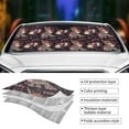 thumbnail image 4 of Kdxio Romantic Paris Print Front Windshield Sun Shade,Folding Auto Sunshade for Car Truck SUV-Medium, 4 of 7