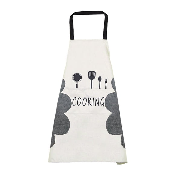 MesaSe Tablier de Cuisine Imperméable Tablier de Cuisine Réglable avec Poche Accessoire de Cuisine Gris