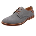 thumbnail image 2 of ZTTD Men's Fashion Casual Solid Lace Up Oxfords Leather Shoes Male Business Shoes, 2 of 4