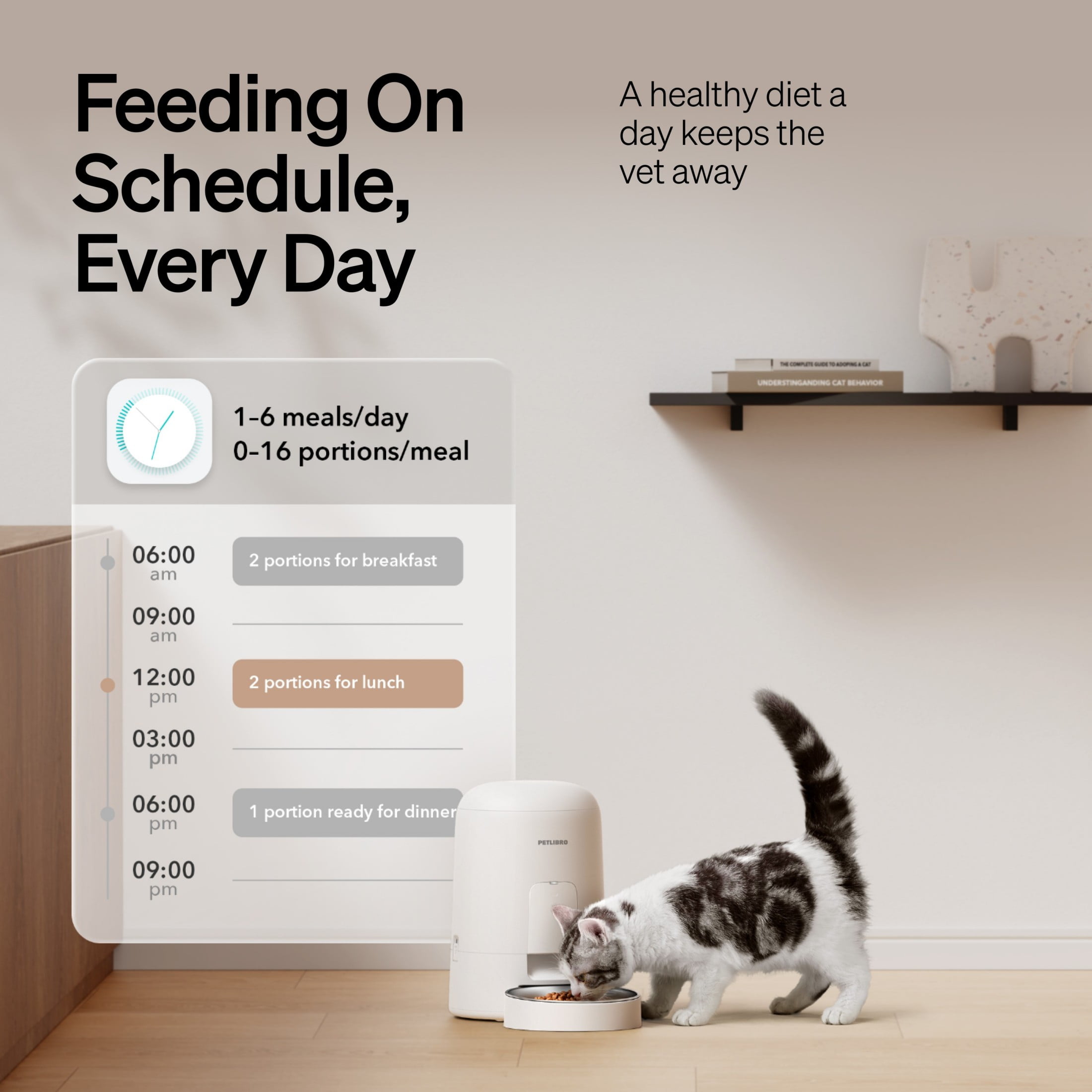 Air Automatic Feeder White