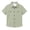 2Light Green, variant on Krdevn Boys Solid Color Linen Short Sleeve Button Down Shirt Casual Dress Shirt with Pockets (5-14 Years)