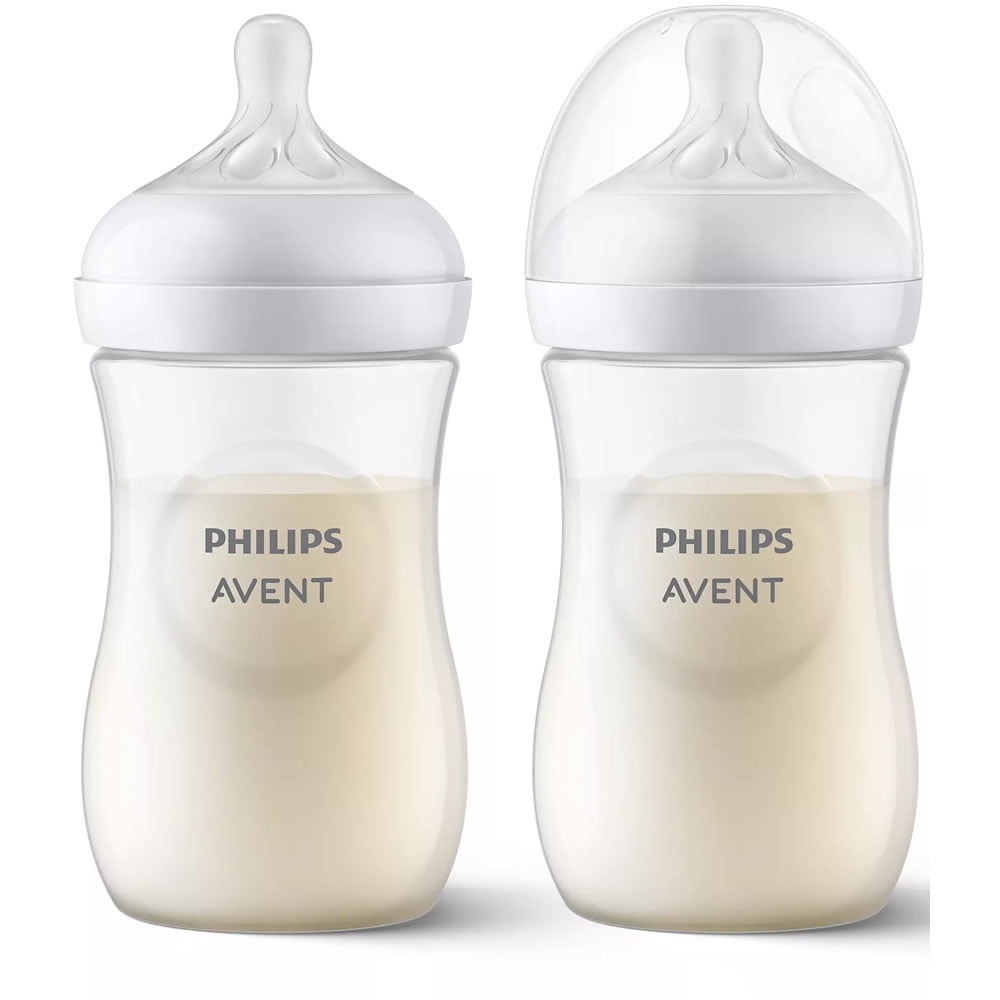 Philips Avent Natural Baby Bottle with Natural Response Nipple - Clear, 9oz