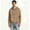 Coffee, variant on Men's Drawstring Zip Hoodie Outwear Jackets, Casual Everyday Basic Hooded Sweatshirt, Size S-3XL