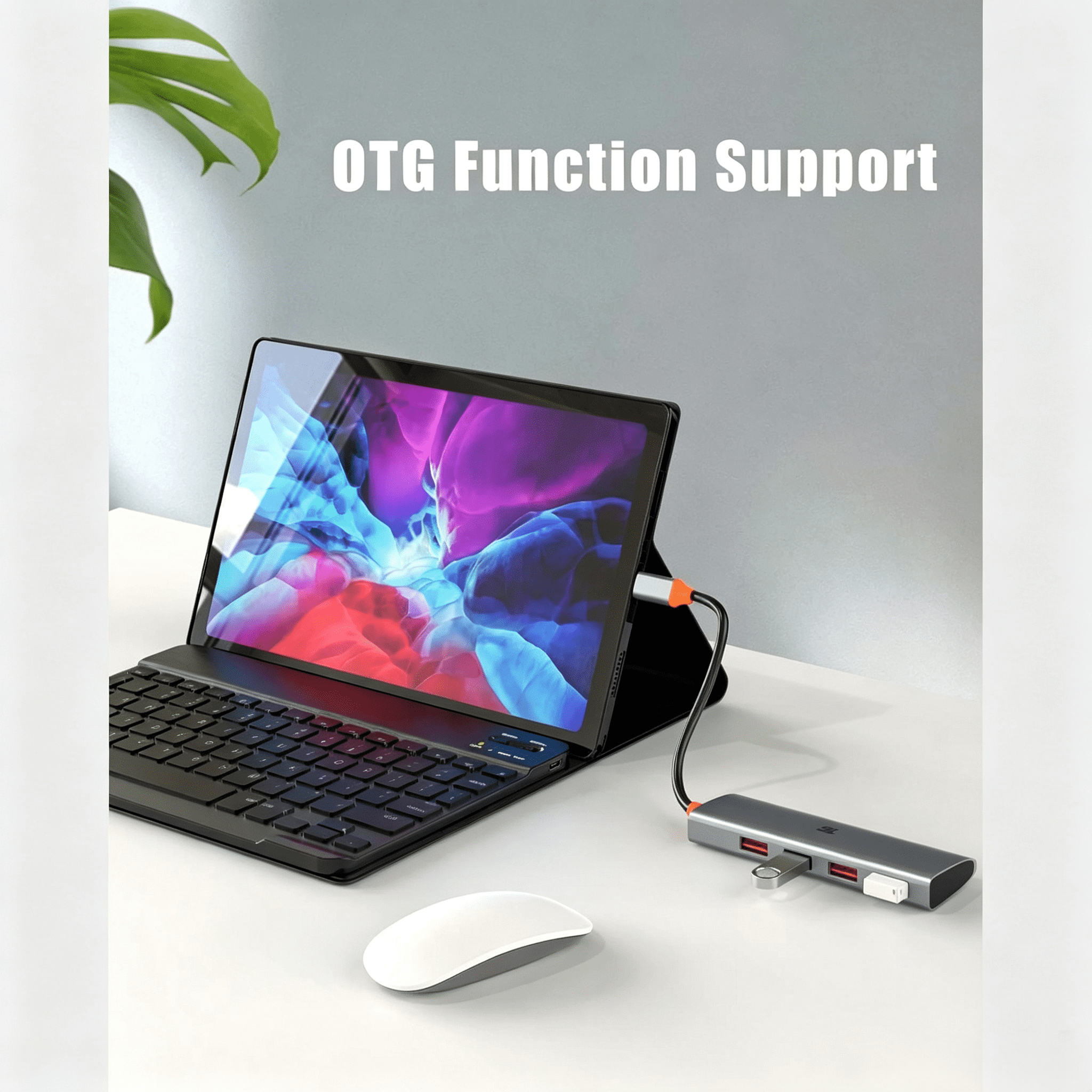 USB C Hub, USB C to 4 USB 3.1 Ports Adapter, USB 3.1 Hub with 10Gbps SuperSpeed for MacBook Pro/Air, iMac, Dell, Chromebook and More Type C Devices