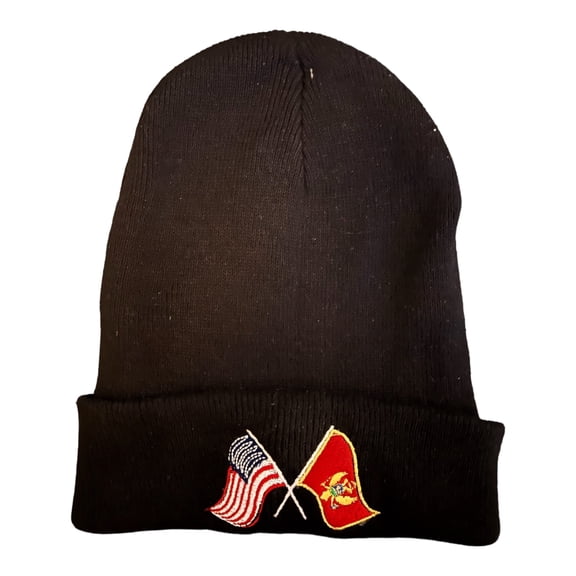 Montenegro American Flags Custom Beanie Embroidered