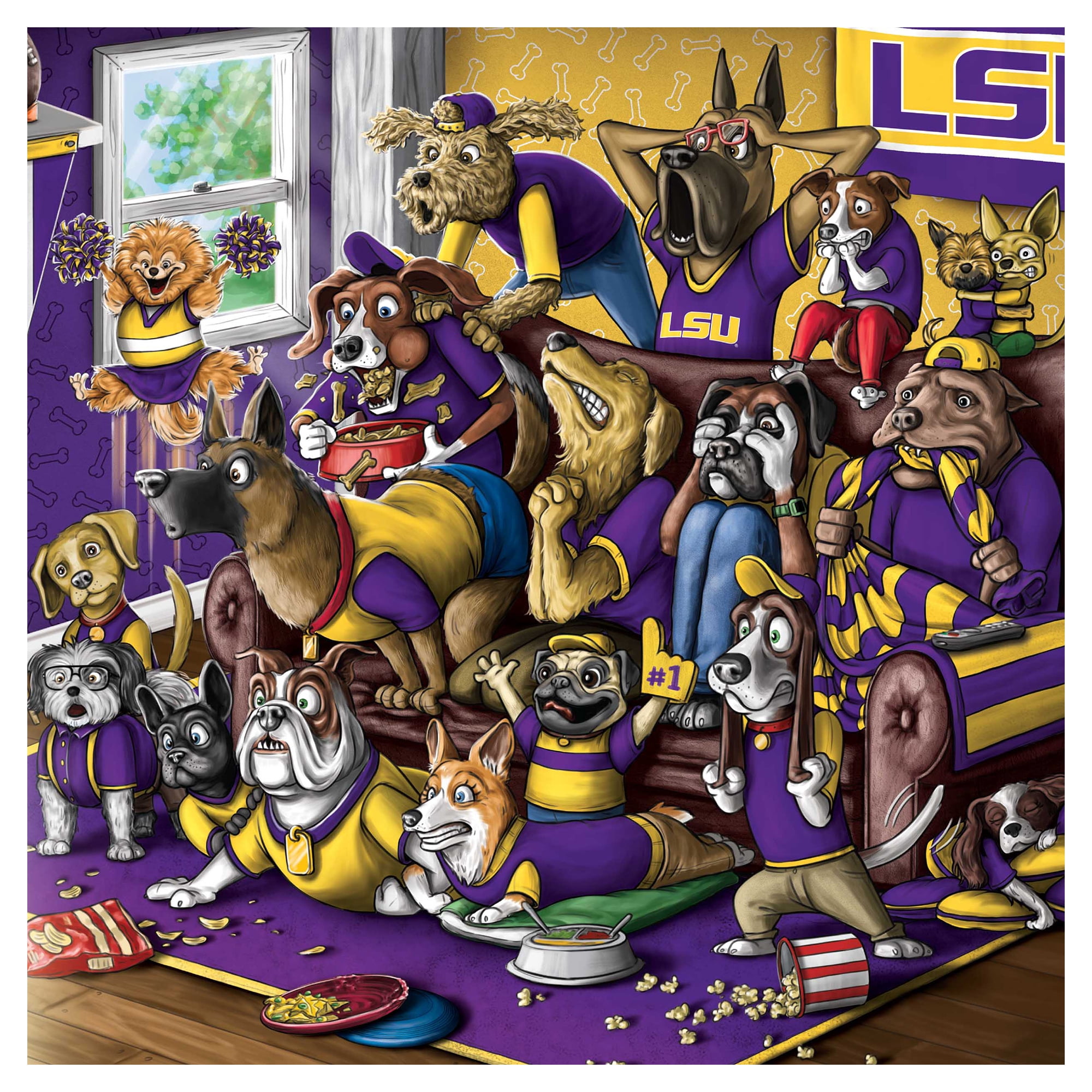 IDNA LSU Tigers 13.25" x 17.25" Purebred Fans Wall Art