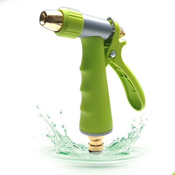 RRJ Garden Hose Nozzle, High Pressure Water Nozzle Grip Sprayer, Adjustable Spray Patterns Watering Nozzle for Lawn Garden Plant Care, Car Washing, Patio Cleaning, Pet Bathing