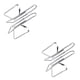 thumbnail image 3 of Wosthever 2 piezas de bicicletas de montaña, botella de agua, soporte para bebidas, tetera, jaulas, estante de almacenamiento para ciclismo, deportes al Type2 NO2 Wosthever CBP133096, 3 of 6