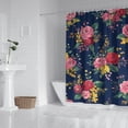 thumbnail image 2 of Pioneer Flower Floral Print Pattern Shower Curtain 72"x84" ,Bathroom Decorative Shower Curtains Set with 12 Hooks,Modern Waterproof Washable Shower Curtain, 2 of 6