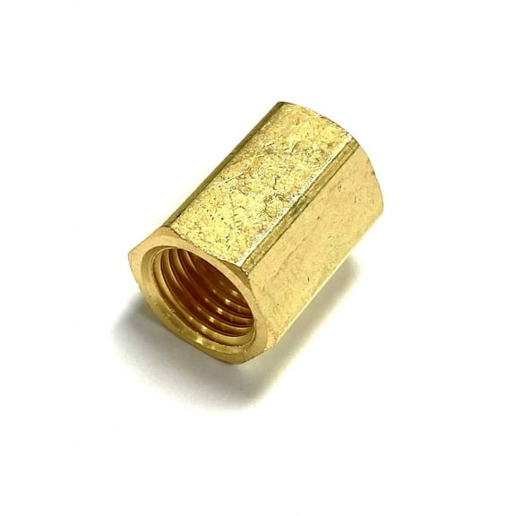 The Stop Shop Inverted Flare Brake Line Union For 3/16" Tube 3/8"-24 threads, (One Union)