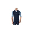 thumbnail image 1 of Club Room Mens Knit V Neck Sweater Vest, Blue, Big & Tall, XX-Large, 1 of 1