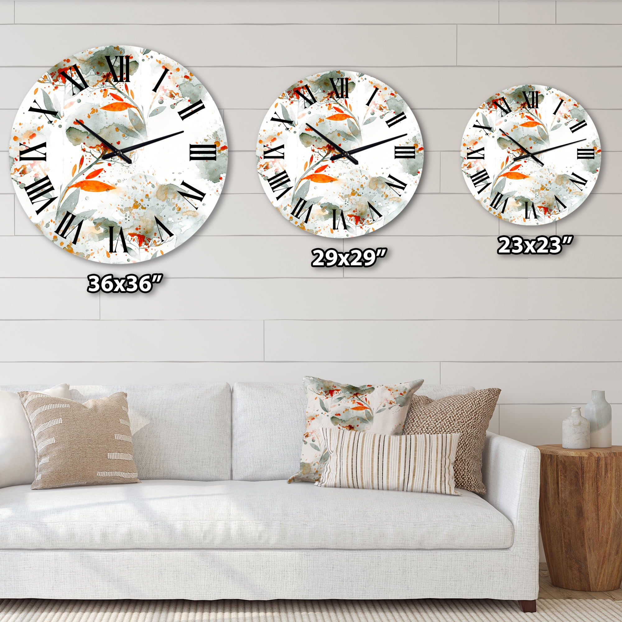 Designart 1 in Quartz Modern/Contemporary Wall Clock