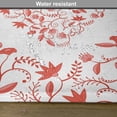 thumbnail image 6 of Ambesonne Valentines Day Place Mats Set of 4, Paisley Design, Standard Size, Red, 6 of 6