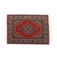 thumbnail image 2 of Tachiuwa 2X Rouge Mini Maison de Poupée Décoration Tapis Meubles Maison de Poupée Tapis de Soie Tapis Jouet, 2 of 9