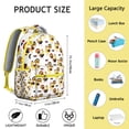 thumbnail image 6 of "Chicken Print Backpack for College & University - Waterproof Laptop Backpack for School & Work, Trendy Chicken Design, Comfortable for Daily Use", 6 of 6