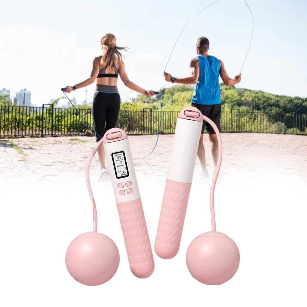 Yihuala Electronic Counting Jumping Rope Indoor Sports Jump Rope Digital Skipping Rope for Fitness Exercise and Weight Lose