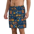 thumbnail image 2 of Naloa Funny Steam Train Men's Beach Shorts, Surfing shorts, Swim trunks, Quick Dry Swim Trunks for Surfing Beach Fun - 3X-Large, 2 of 9