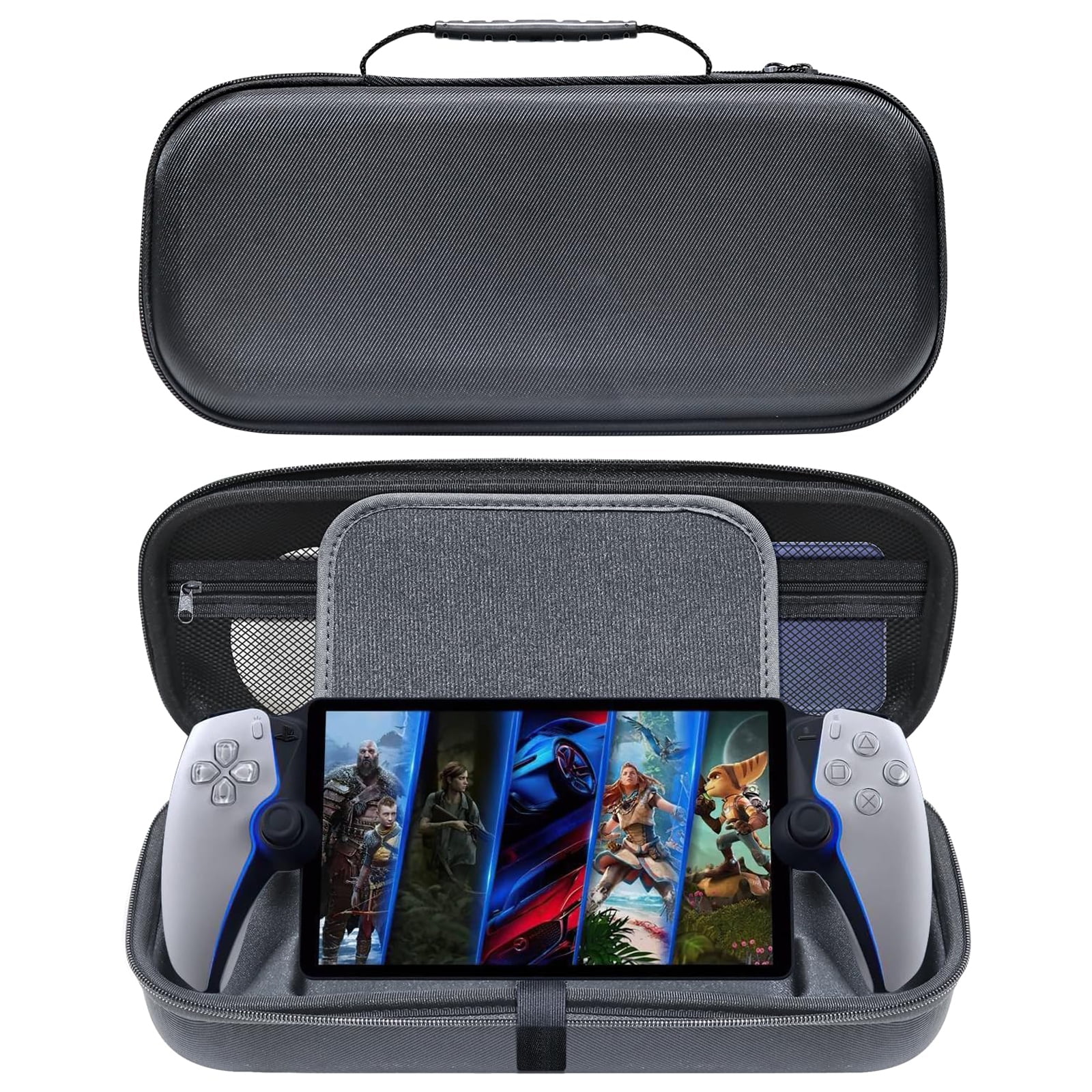 PS Portal Carrying Case Playstation 5 Portal Accessories, Travel Carry Case Protective Case Storage Bag Compatible with PS5 Portal Console