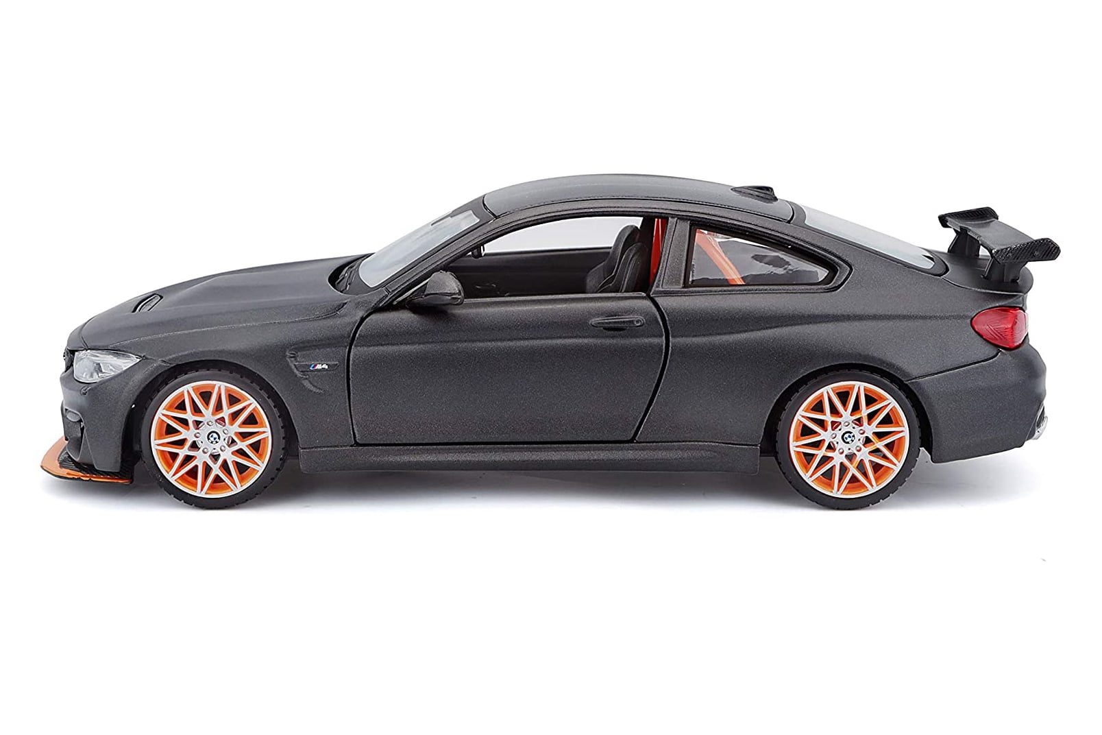 BMW M4 GTS Hardtop Sports Car, Matte Gray - Showcasts 38246GY - 1/24 Scale Diecast Model Car
