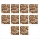thumbnail image 1 of Pegatinas de Pared Tridimensionales 4.3D Papel Tapiz Autoadhesivo Pegatinas Decorativas Anticolisión 10 Piezas, 1 of 7