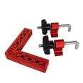 thumbnail image 1 of Rincón cuadrado de sujeción regla de plástico 90 grados en forma de L de accesorios auxiliares JShteea Para estrenar, 1 of 8