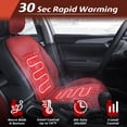 thumbnail image 3 of Paffenery 2026 Heating and Cooling Seat Cover Front Seat, 12V-24V Ventilated Cooling Car Seat Cushion, Cooled Seat Cover for Car SUV Truck Universal Fit, Dark Red, 3 of 20