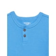 thumbnail image 2 of Garanimals Toddler Boy Short Sleeve Mesh Henley T-Shirt, Sizes 18M-5T, 2 of 3