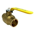 thumbnail image 2 of Libra Supply 3 inch Lead Free All Sweat Brass Ball Valve CxC, (Click in for more size options), 3'' Full Support, 600 WOG, Forge Body, 2 of 3