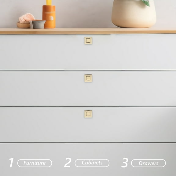 SWETRACE RV Drawer Latches and Catches 1Pcs Keyless Push Button Latch Metal Plastic