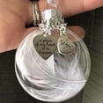 thumbnail image 4 of DPTALR Feather Ball - A Piece Of My Heart Is In Heave Memorial Ornament, 4 of 7