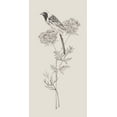 thumbnail image 2 of Wang, Melissa 14x24 Gold Ornate Wood Framed with Double Matting Museum Art Print Titled - Nature with Bird II, 2 of 4