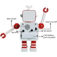 thumbnail image 2 of Non-ticking robot alarm clock, 2 of 5