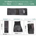 thumbnail image 1 of 100PCS Thicken Plant Grow Bags Seedling Pots Eco-Friendly Garden With Breathable Holes Black Planting Bags PE Nursery Bags He Qiyong unisex, 1 of 2