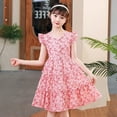 thumbnail image 2 of MEZZALL Girls Dress For Outdoor Spring Summer Fall Casual Wear With Sandals 9-10 Breathable Kids Wear, 2 of 9