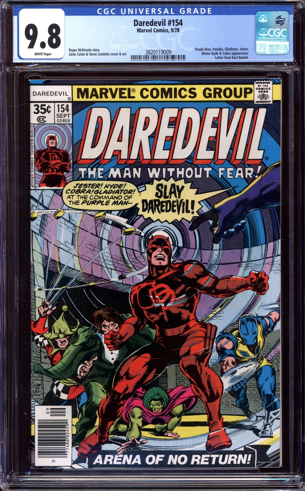 Cover of Daredevil #154