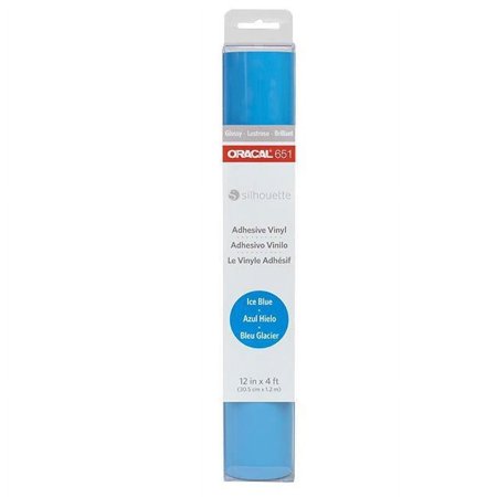 UPC: 0819177021011 | Silhouette Oracal 651 Adhesive Vinyl for Silhouette Cameo (Ice Blue)
