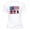 White, variant on USA Flag Men's Summer Casual Tee 4th of July Patriotic Design Crew Neck Short Sleeve Daily Wear Top