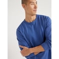thumbnail image 4 of Free Assembly Men's Crewneck Sweatshirt with Long Sleeves, Sizes S-3XL, 4 of 6