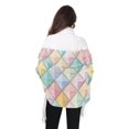 thumbnail image 4 of FORMRS Womens Scarf Winter Soft Long Big Warm Shawls Wrap Tassel Scarves, Colorful Geometric, 4 of 9