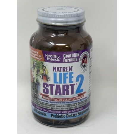 Natren Life Start 2 Probiotics for Adults - 60 Vegetarian Capsules